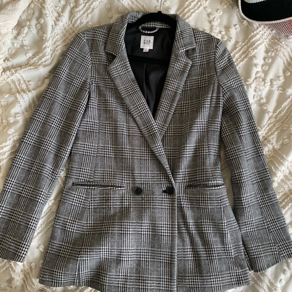 Gap Plaid Blazer